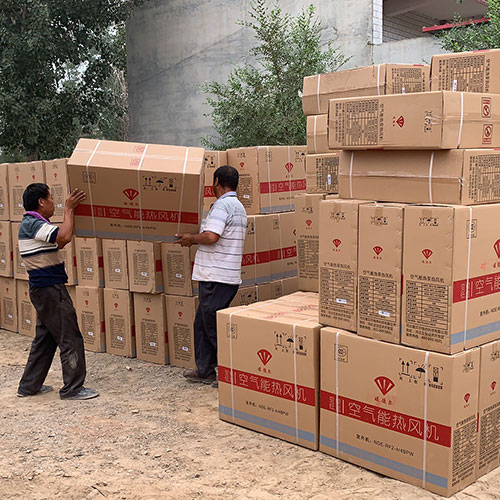 煤改电项目，发货与入户图片