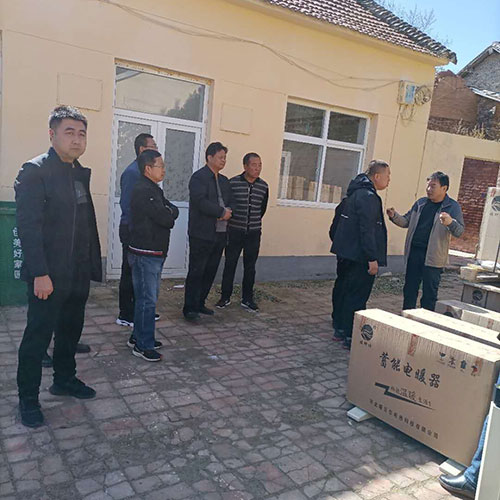 煤改电项目，发货与入户图片