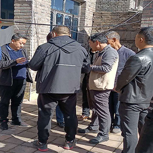 煤改电项目，发货与入户图片